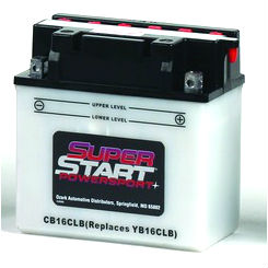 Battery Lookup | Super Start CB16CLB Motorcycle Battery